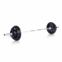 XM 300lbs Steel Olympic Weight Set with Bar