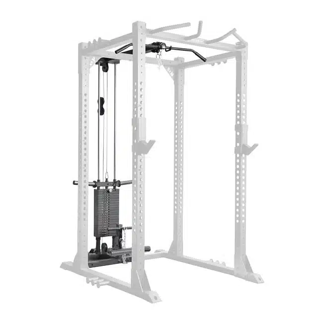 XM Fitness Infinity Rack Lat Pull Down and Weight Stack 1 XM Fitness Infinity Rack Lat Pull Down and Weight Stack