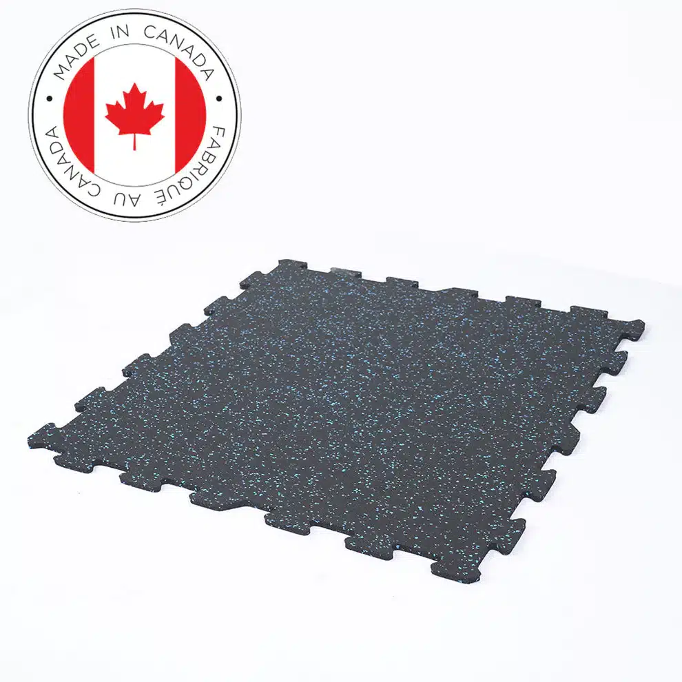GORILLA 2X2 8MM INTERLOCKING RUBBER TILE BLE - CANADA 2 rubber mat, gorilla mat, workout mat, interlocking mat, fitness, St. Lawrence Pools
